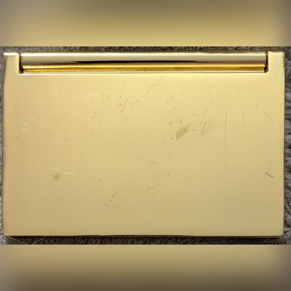 Valentino Gold Logo Folding Mirror - Picture 2 of 3